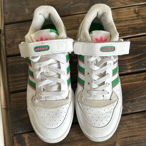 Adidas Forum Low White Green Pink